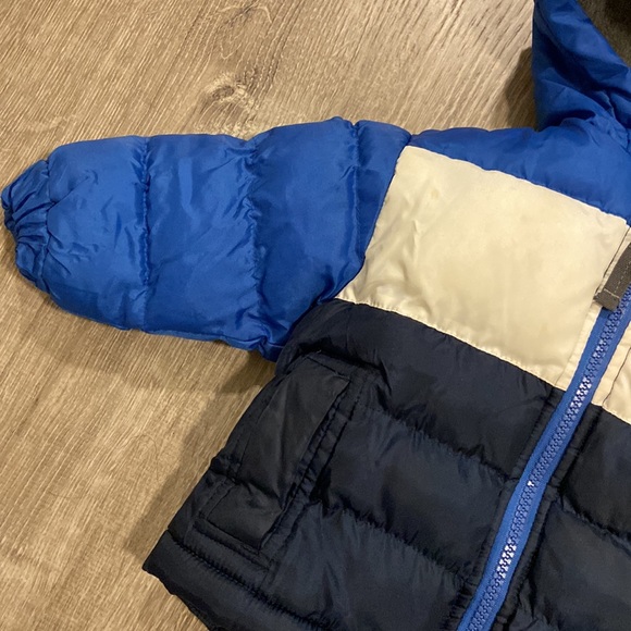 OSH KOSH Baby boys blue winter puffer jacket - Picture 3 of 7